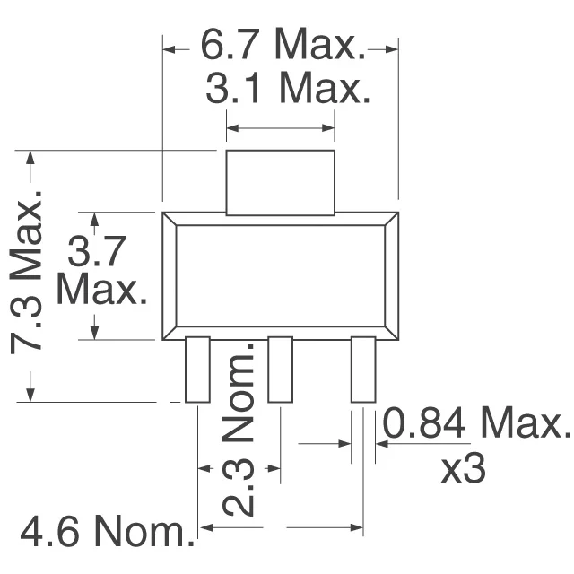 FZT593TA Diodes Incorporated  Transistors - Bipolar (BJT) - Single